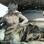 Brunnen "Stürmische Wogen" in Dresden von Robert Diez von 1894, Detailansicht