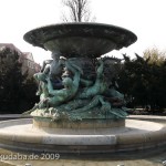 Brunnen "Stürmische Wogen" in Dresden von Robert Diez von 1894, Gesamtansicht