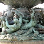 Brunnen "Stürmische Wogen" in Dresden von Robert Diez von 1894, Detailansicht