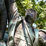 Denkmal "Fuchsjagd um 1900" von Wilhelm Haverkamp im Großen Tiergarten in Berlin-Mitte von 1904