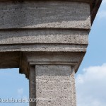 Duncker-Denkmal vor dem Bahnhof Rathenow, Detailansicht