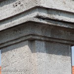 Duncker-Denkmal vor dem Bahnhof Rathenow, Detailansicht