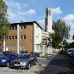 Gustav-Adolf-Kirche in Berlin-Charlottenburg von Otto Bartning, erbaut 1932 - 1934