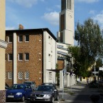 Gustav-Adolf-Kirche in Berlin-Charlottenburg von Otto Bartning, erbaut 1932 - 1934