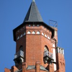 Berlin, Rathaus Wannsee von Otto Stahn im neogotischen Stil, Detailansicht