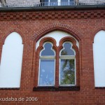 Berlin, Rathaus Wannsee von Otto Stahn im neogotischen Stil, Detailansicht