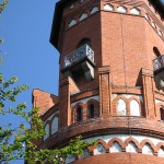 Berlin, Rathaus Wannsee von Otto Stahn im neogotischen Stil, Detailansicht