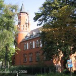 Berlin, Rathaus Wannsee von Otto Stahn im neogotischen Stil, Gesamtansicht
