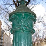 Schwengelpumpe in der Schlossstraße in Berlin-Charlottenburg, Detailansicht