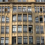 Ausschnitt der Fassade des Hauses der Seefahrt in Hamburg