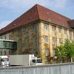 Stadthalle im Stil des Neoklassizismus von Ernst Rothe und Max Hummel in Kassel, Detailansicht