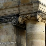 Stadthalle im Stil des Neoklassizismus von Ernst Rothe und Max Hummel in Kassel, Detailansicht