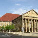 Stadthalle im Stil des Neoklassizismus von Ernst Rothe und Max Hummel in Kassel, Gesamtansicht