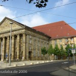 Stadthalle im Stil des Neoklassizismus von Ernst Rothe und Max Hummel in Kassel, Gesamtansicht