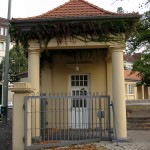 Stadthalle im Stil des Neoklassizismus von Ernst Rothe und Max Hummel in Kassel, Detailansicht