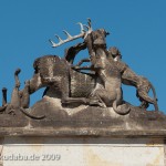 Detailansicht vom Jägertor in Potsdam