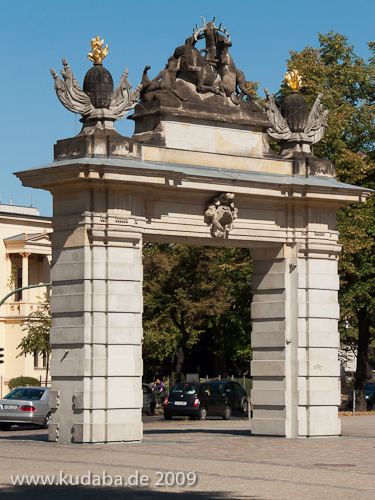 Gesamtansicht vom Jägertor in Potsdam