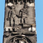 Obelisk am Neustädter Tor von Georg Wenzeslaus von Knobelsdorf in Potsdam, Detailansicht