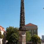 Obelisk am Neustädter Tor von Georg Wenzeslaus von Knobelsdorf in Potsdam, Gesamtansicht
