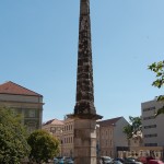 Obelisk am Neustädter Tor von Georg Wenzeslaus von Knobelsdorf in Potsdam, Gesamtansicht