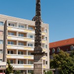 Obelisk am Neustädter Tor von Georg Wenzeslaus von Knobelsdorf in Potsdam, Gesamtansicht