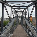 Brücke Siemenssteg in Berlin-Charlottenburg, Eisenkonstruktion der Brücke