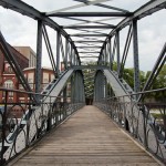 Brücke Siemenssteg in Berlin-Charlottenburg, Eisenkonstruktion der Brücke