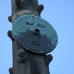 Schildhorn-Denkmal in Berlin-Grunewald von Friedrich August Stüler, Detailansicht vom Schild