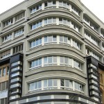 Rudolf-Mosse-Haus in der Jerusalemerstraße in Berlin-Mitte, Ansicht der Bauerneuerung im expressionistischen Stil