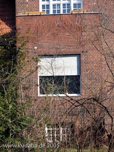 Haus Auhagen in Berlin-Dahlem von Heinrich Lassen, Detailansicht der Westseite