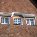 Haus Auhagen in Berlin-Dahlem von Heinrich Lassen, Detailansicht der Westseite