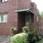 Haus im Winkel 37, in Berlin-Dahlem von Wilhelm Fahlbusch 1927 - 1928 gebaut, Detailansicht