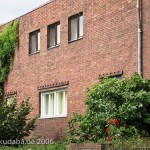 Haus im Winkel 37, in Berlin-Dahlem von Wilhelm Fahlbusch 1927 - 1928 gebaut, Detailansicht