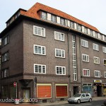 Haus Hospitalstraße 18 in Göttingen im expressionistischen Stil, erbaut 1919 von Georg Rott, Gesamtansicht