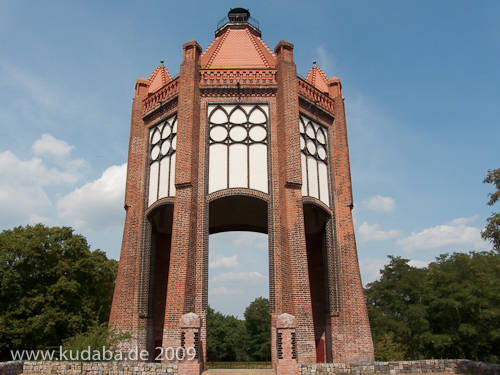 Bismarckturm in Rathenow, Gesamtansicht von Westen aus gesehen