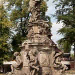 Denkmal des Großen Kurfürsten Friedrich Wilhelm Johann Georg Glume auf dem Schleusenplatz in Rathenow, Gesamtansicht
