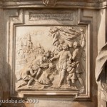 Denkmal des Großen Kurfürsten Friedrich Wilhelm Johann Georg Glume auf dem Schleusenplatz in Rathenow, Detailansicht