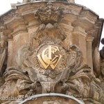 Denkmal des Großen Kurfürsten Friedrich Wilhelm Johann Georg Glume auf dem Schleusenplatz in Rathenow, Detailansicht
