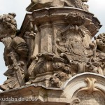 Denkmal des Großen Kurfürsten Friedrich Wilhelm Johann Georg Glume auf dem Schleusenplatz in Rathenow, Detailansicht