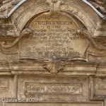 Denkmal des Großen Kurfürsten Friedrich Wilhelm Johann Georg Glume auf dem Schleusenplatz in Rathenow, Detailansicht