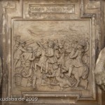 Denkmal des Großen Kurfürsten Friedrich Wilhelm Johann Georg Glume auf dem Schleusenplatz in Rathenow, Detailansicht