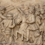 Denkmal des Großen Kurfürsten Friedrich Wilhelm Johann Georg Glume auf dem Schleusenplatz in Rathenow, Detailansicht