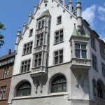 Bankgebäude in Ulm im Stil der Neorenaissance, Hauptfassade