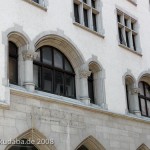 Bankgebäude in Ulm im Stil der Neorenaissance, Detailansicht