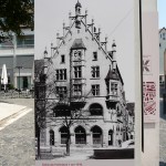 Bankgebäude in Ulm im Stil der Neorenaissance, historische Aufnahme