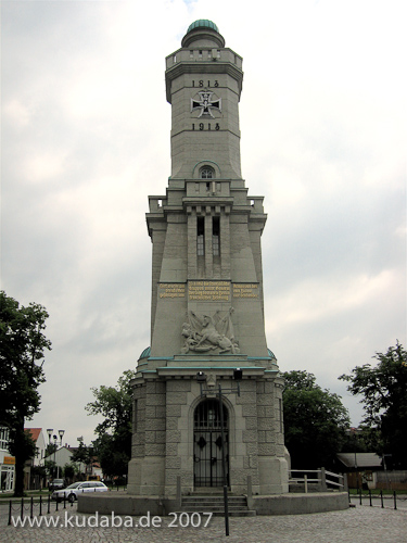 Gedenkturm in Großbeeren von 1913, Gesamtansicht