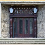 Villa Tiede in Brandenburg/Havel von Leo Nachtlicht, Eingangstür