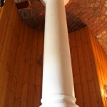 Der Leuchtturm Darßer Ort, Detailansicht des Treppenaufgangs im Leuchtturm