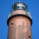 Der Leuchtturm Darßer Ort, Detailansicht des Leuchtturms