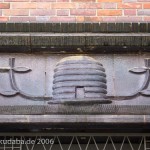 Haus Hüttenstraße 18 in Sangerhausen im Stil des Expressionismus von 1932, Detailansicht